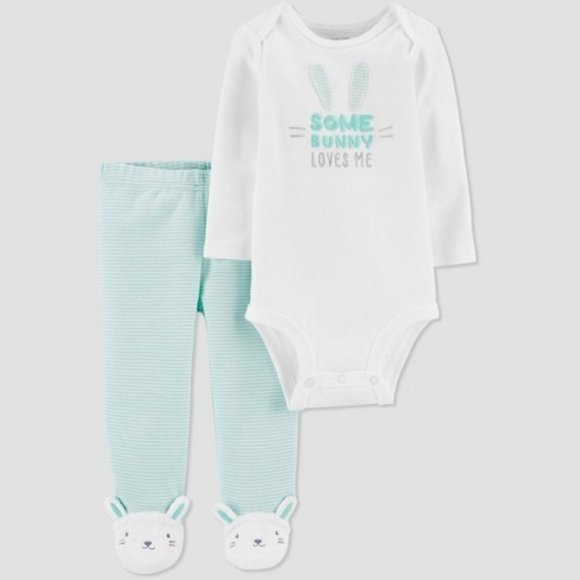 Carter's Other - New Carter's 'Some Bunny Loves Me' 2-pc Set